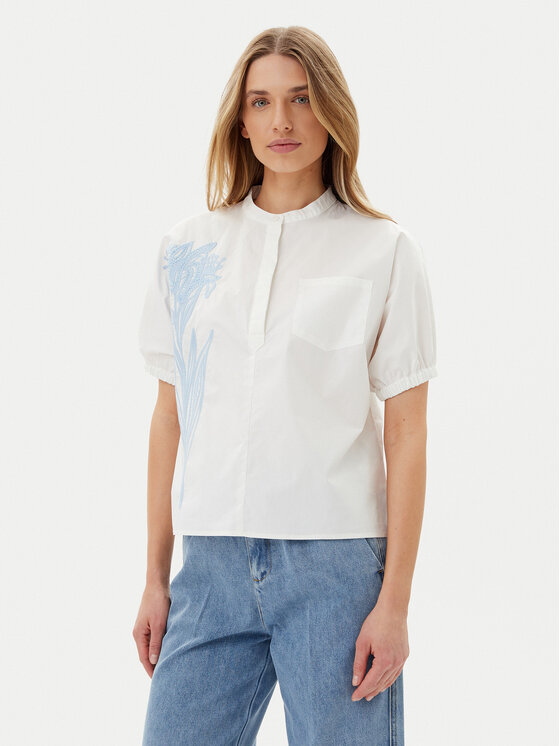 Artigli Bluzka ACBL002227 Biały Regular Fit