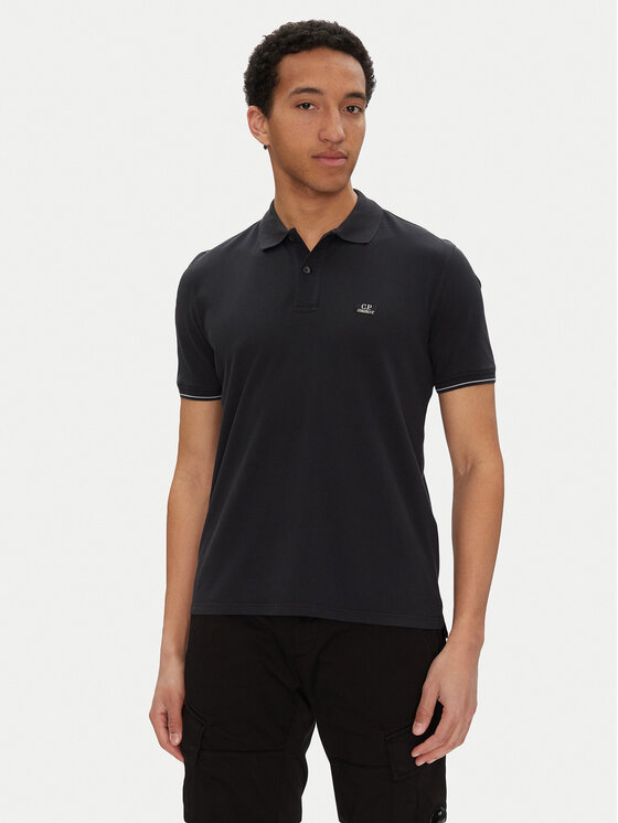 C.P. Company Polo 18CMPL130A006263G Czarny Regular Fit