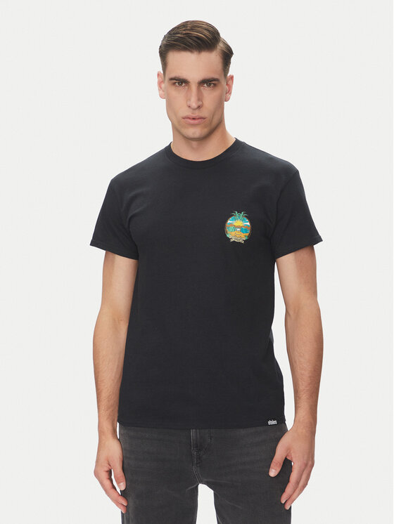 Etnies T-Shirt Camp Vibes 4130003782 Czarny Regular Fit