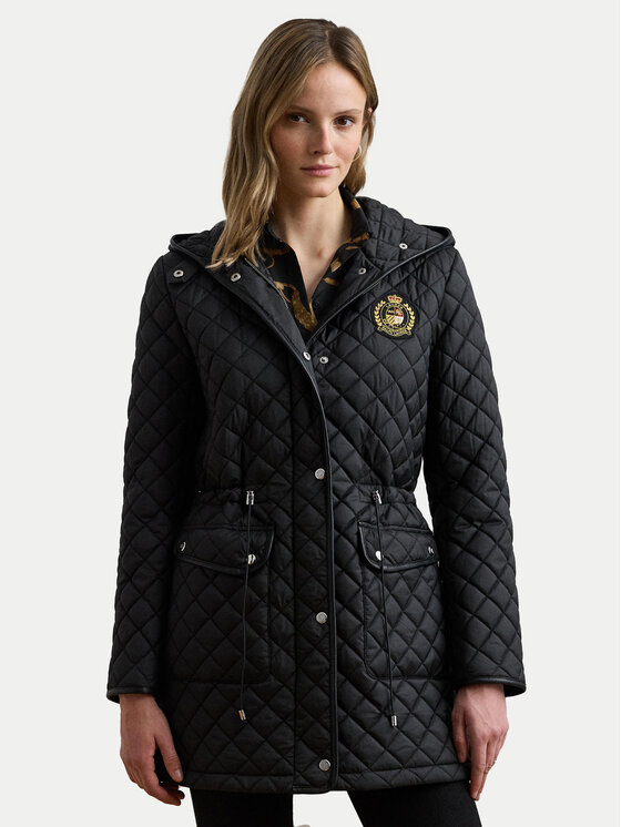 LAUREN RALPH LAUREN Kurtka przejściowa 297979534001 Czarny Straight Fit