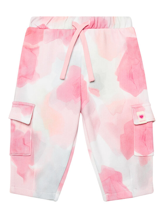 United Colors Of Benetton Spodnie dresowe 35UJGF04Q Różowy Regular Fit