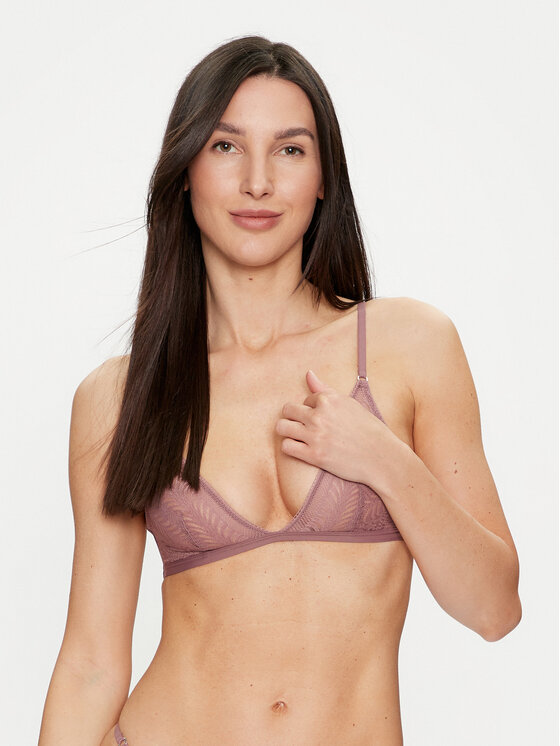 Calvin Klein Underwear Biustonosz braletka 000QF7540E Różowy