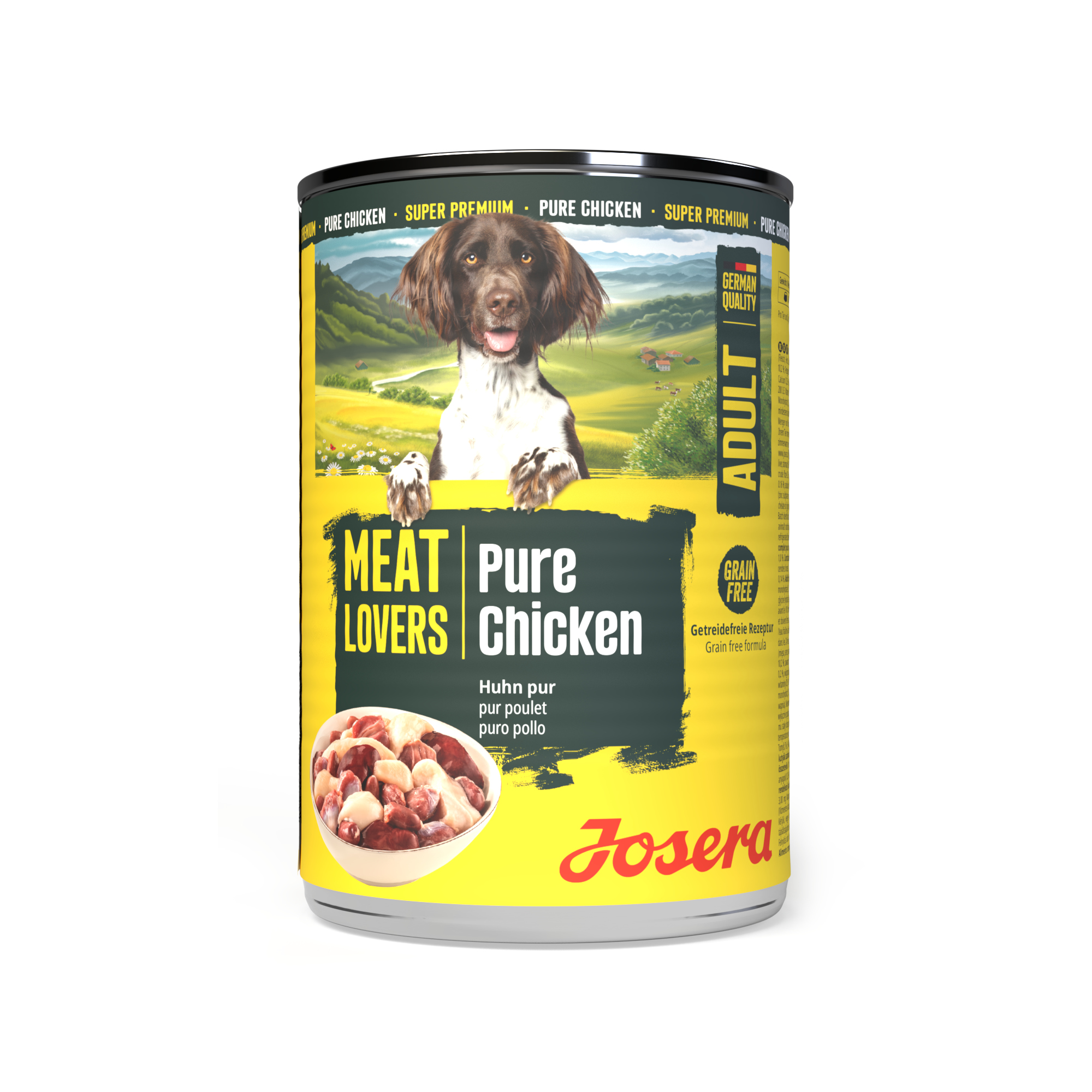 Megapakiet Josera Meatlovers Pure, 12 x 400 g - Kurczak (nowy wygląd)