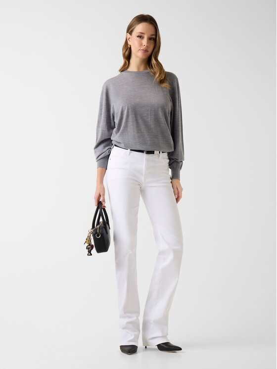 Guess Jeansy W6GA15 D0705 Biały Straight Fit