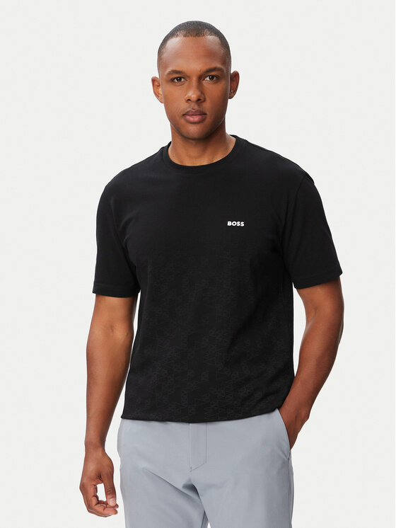 BOSS T-Shirt GOC Swing AO 50566856 Czarny Regular Fit