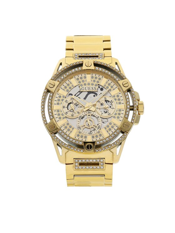Guess Zegarek King GW0497G2 Złoty