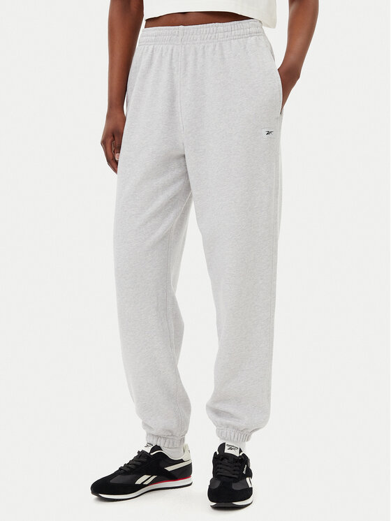Reebok Spodnie dresowe 100221467 Szary Regular Fit