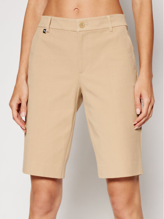 Lauren Ralph Lauren Szorty materiałowe 200661653009 Beżowy Regular Fit