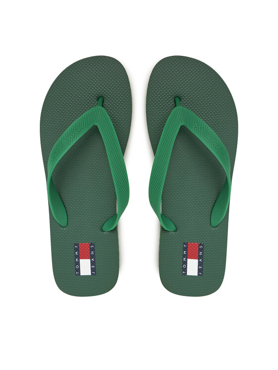 Tommy Jeans Japonki Tjm Beach Sandal EM0EM01560 Zielony