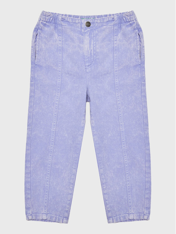 United Colors Of Benetton Jeansy 4I8BCE01G Fioletowy Relaxed Fit