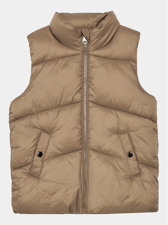 Vero Moda Girl Kamizelka 10278929 Brązowy Regular Fit