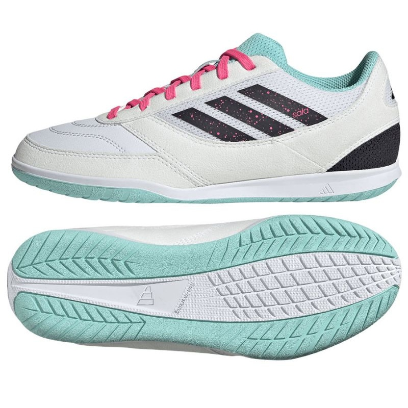 Buty piłkarskie adidas Top Sala Competition Ii JR5392 białe miniaturka