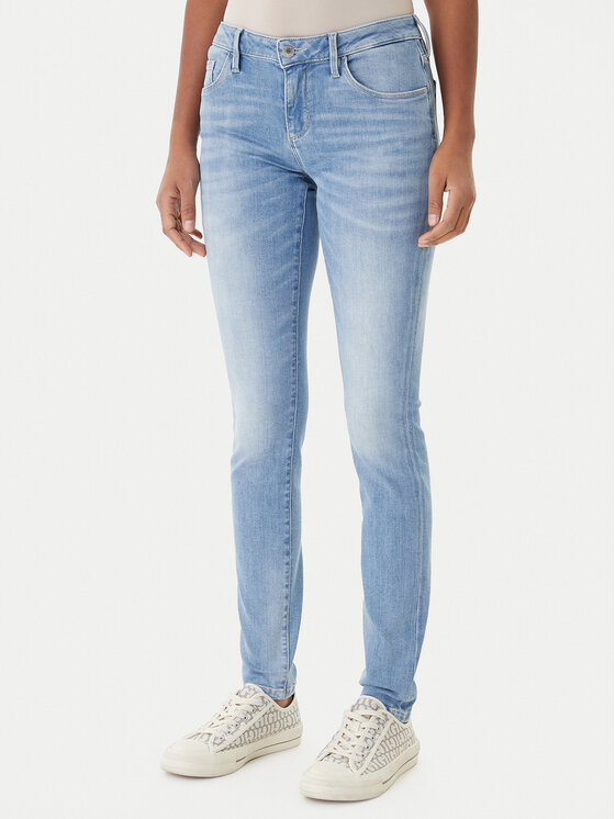 Guess Jeansy Annette W2YA99 D4Q01 Niebieski Skinny Fit