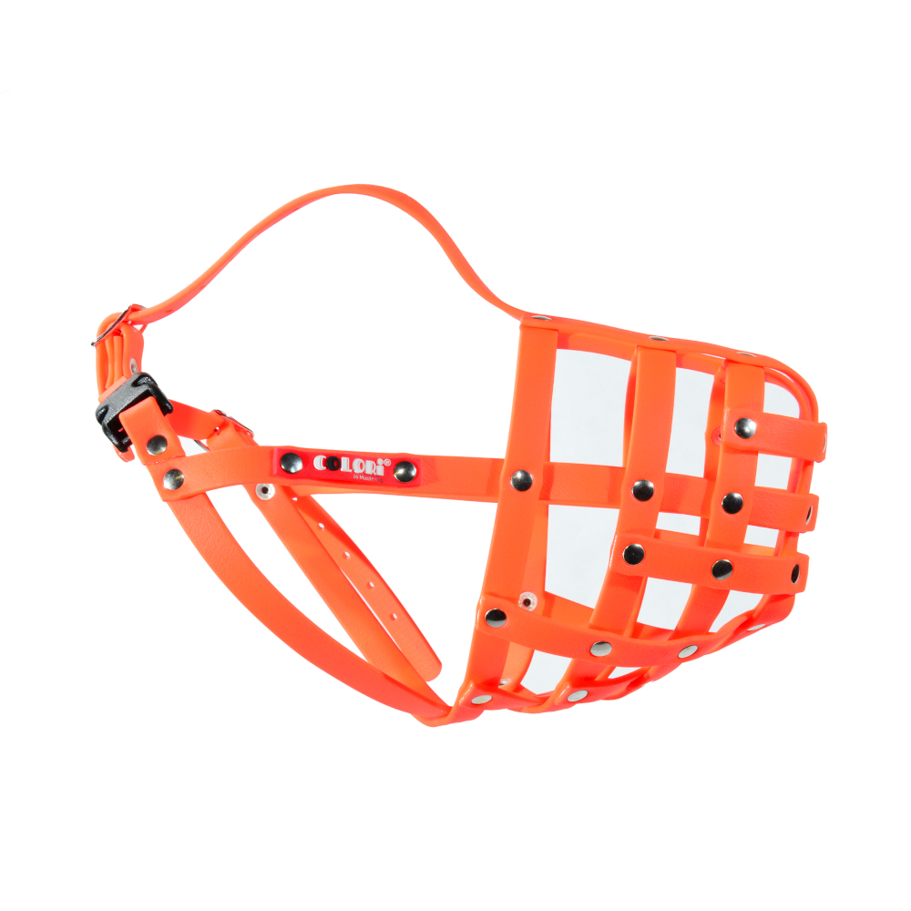 COLORI® kaganiec, owczarek niemiecki M, neonowy pomarańczowy - Rozmiar 5