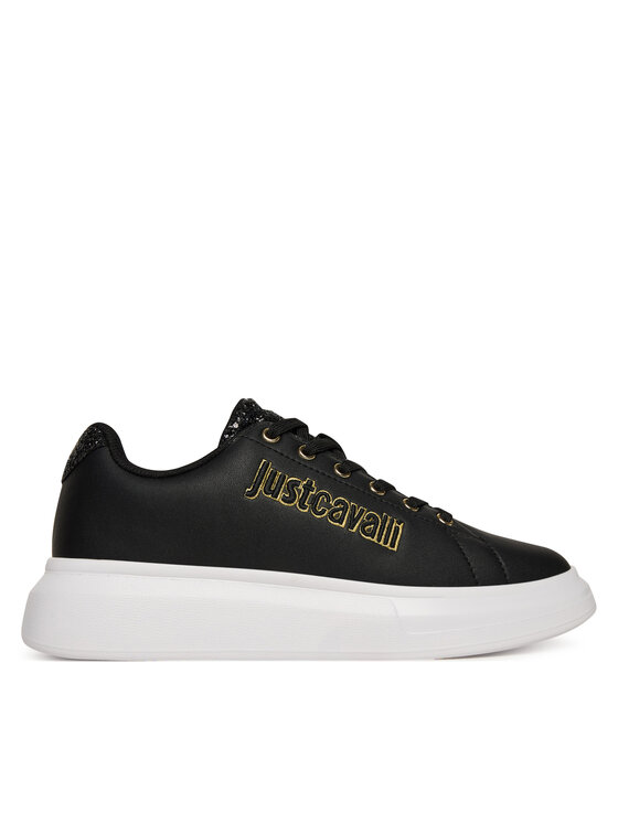 Just Cavalli Sneakersy 79RA3SB3 ZPB46 Czarny