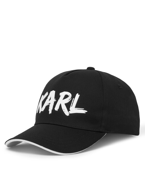 Karl Lagerfeld Kids Czapka z daszkiem Z31222 M Czarny