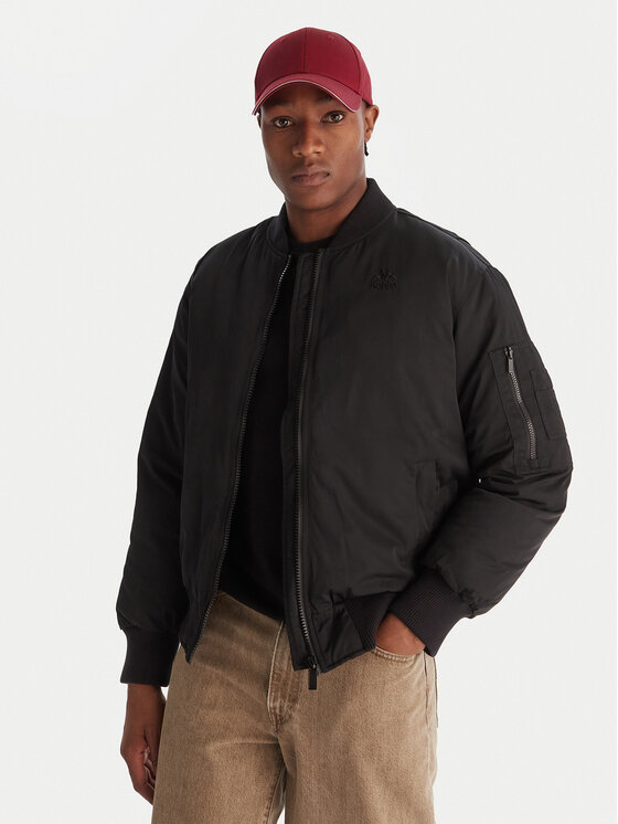 Kappa Kurtka bomber Opilio 311M7EW Czarny Regular Fit