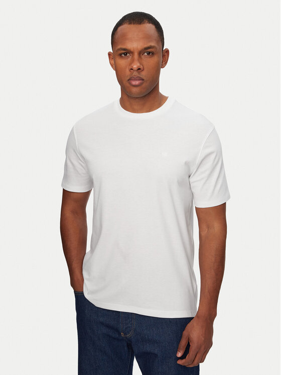 Calvin Klein T-Shirt LV04LB275G Biały Relaxed Fit