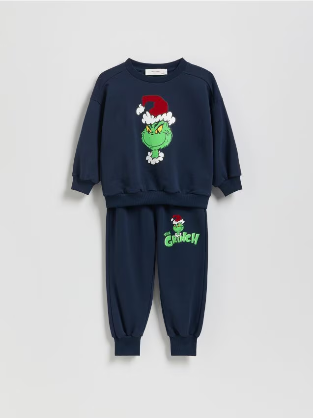 Reserved - Komplet Grinch - granatowy