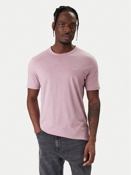 BOSS T-Shirt Tegood 50508243 Fioletowy Regular Fit