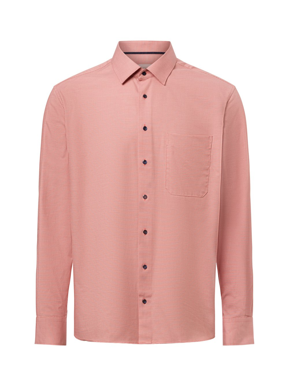 Eterna Comfort Fit Męska koszula biznesowa - non-iron Mężczyźni Comfort Fit Bawełna pomarańczowy, 41