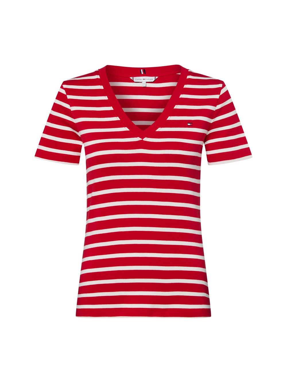 Tommy Hilfiger Koszulka damska Kobiety Bawełna czerwony|biały, XS