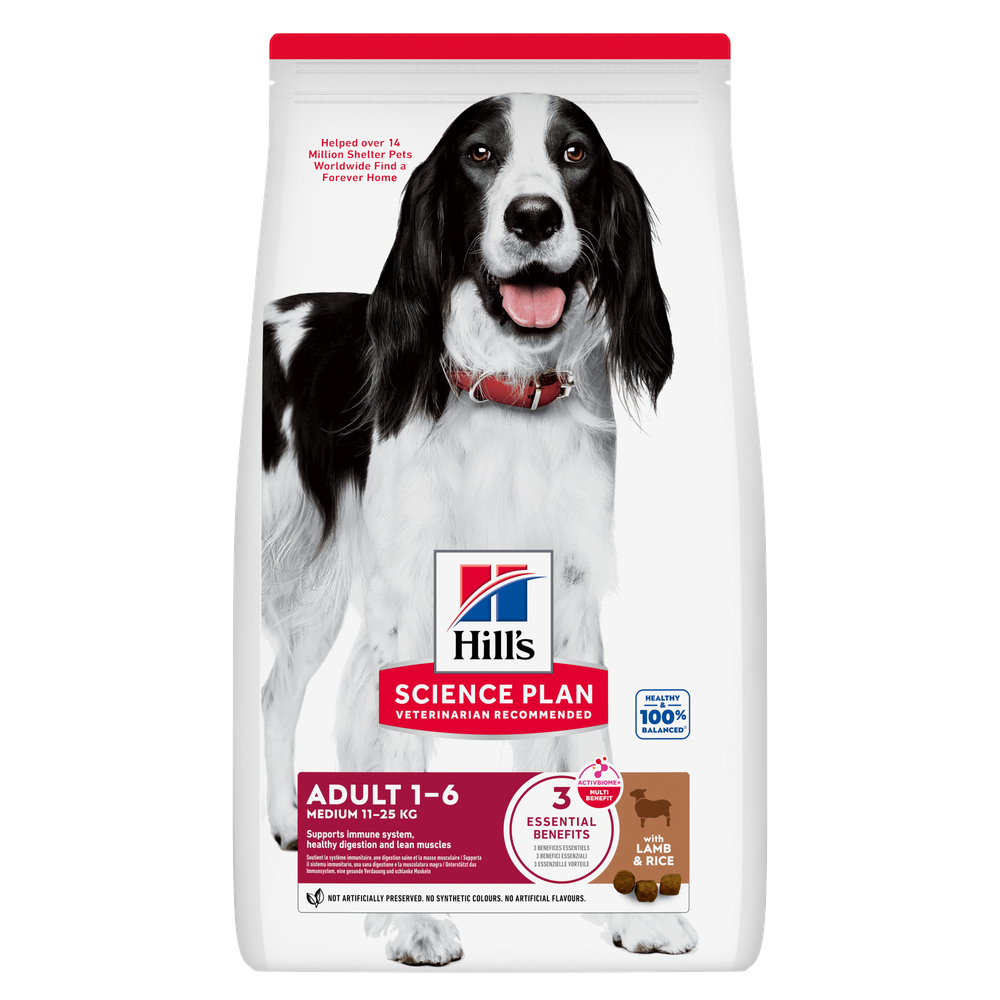 Hill's Science Plan Mature Adult 7+ Medium, jagnięcina z ryżem - 2,5 kg