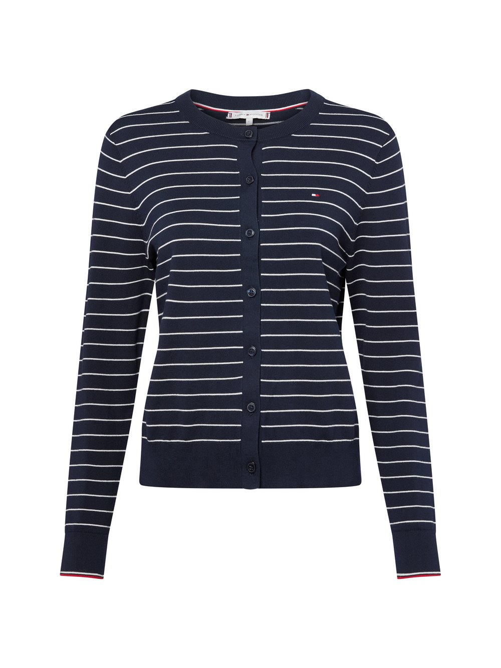 Tommy Hilfiger Kardigan damski Kobiety niebieski|biały, S