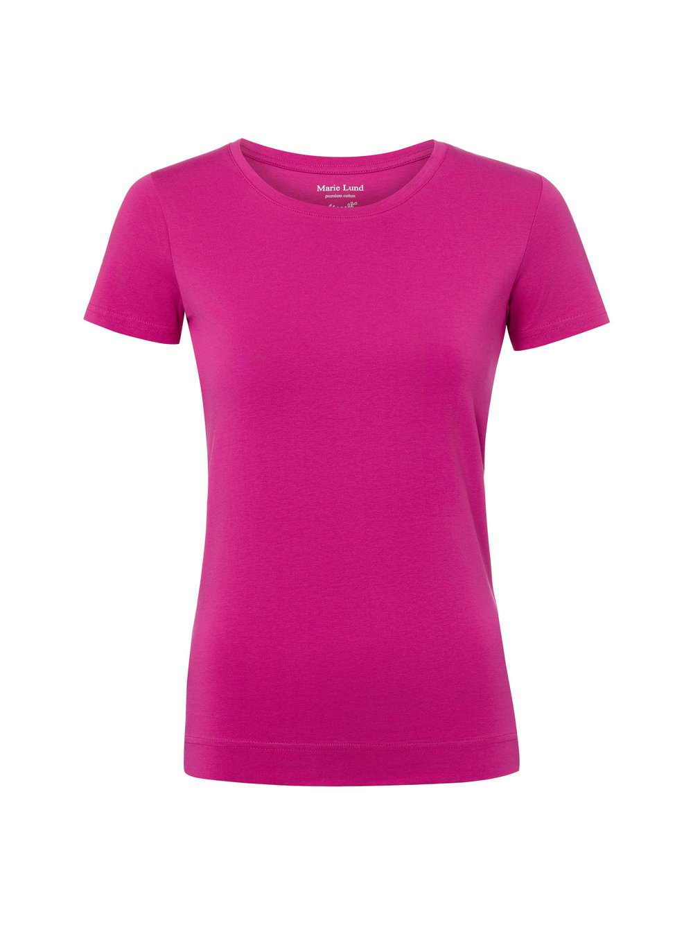 Marie Lund T-shirt damski Kobiety Dżersej wyrazisty róż, L