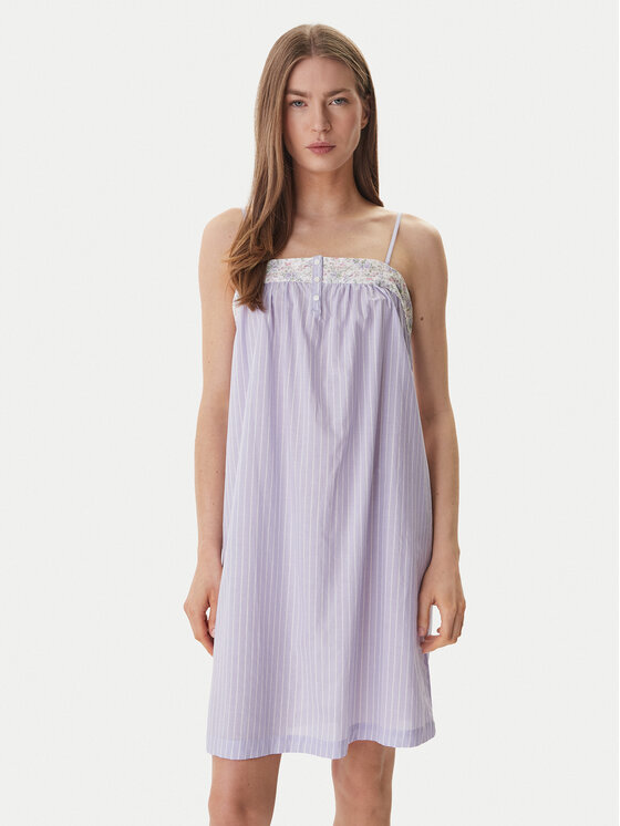 LAUREN RALPH LAUREN Koszula nocna ILN22497 Fioletowy Regular Fit