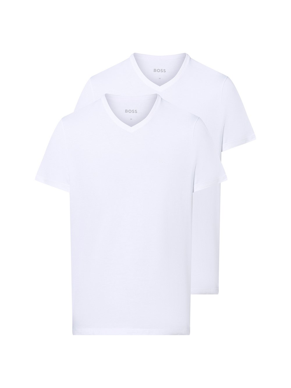 BOSS T-shirt w 2-paku Mężczyźni Bawełna biały, L