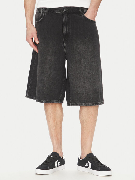 Only & Sons Szorty jeansowe Carl 22032957 Czarny Balloon Fit