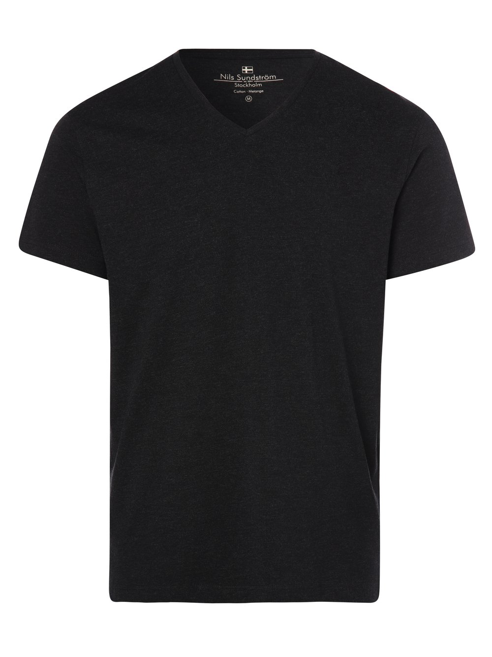 Nils Sundström T-shirt męski Mężczyźni Dżersej szary, XXXL