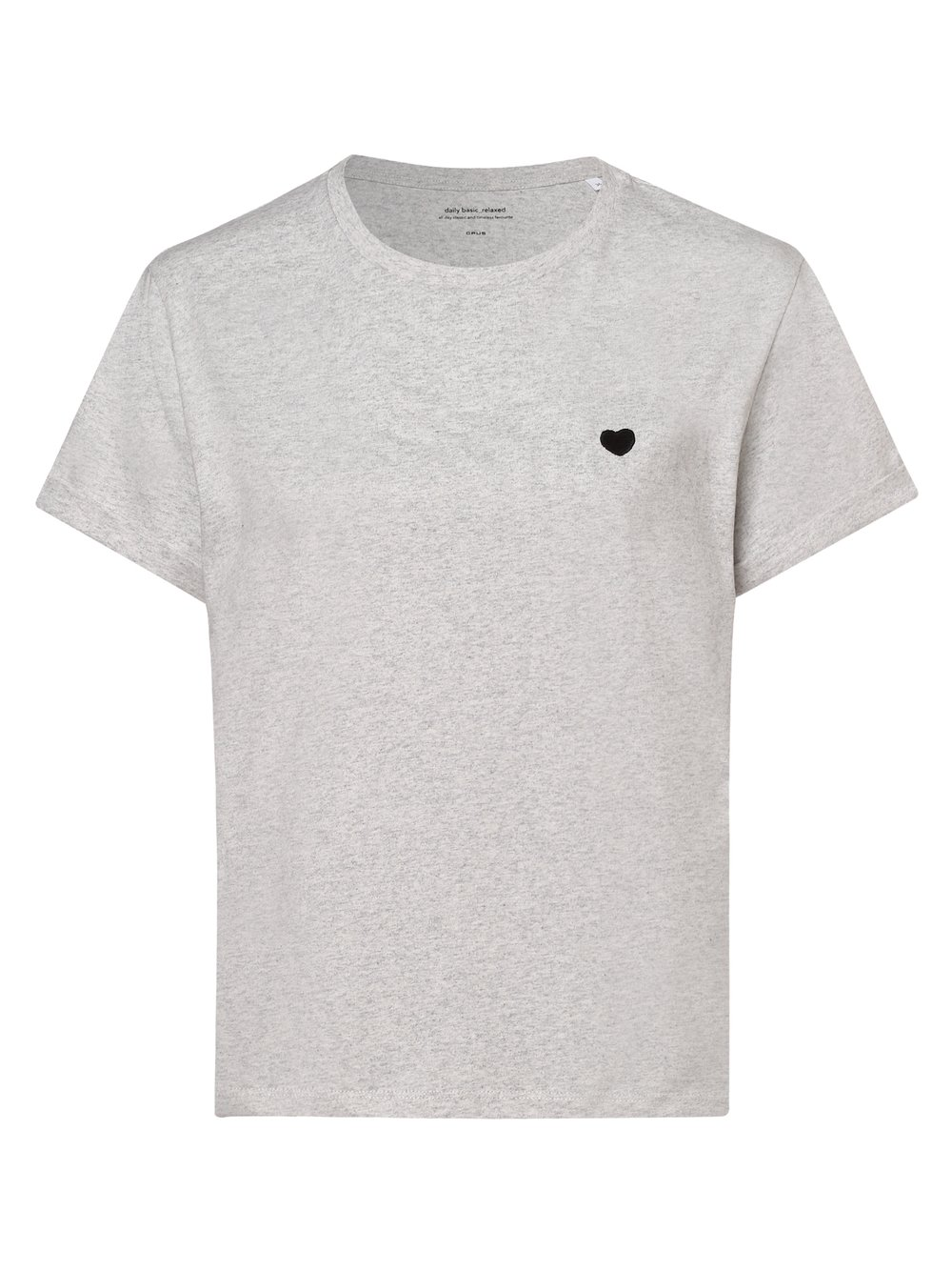 Opus T-shirt damski Kobiety Bawełna szary, 40