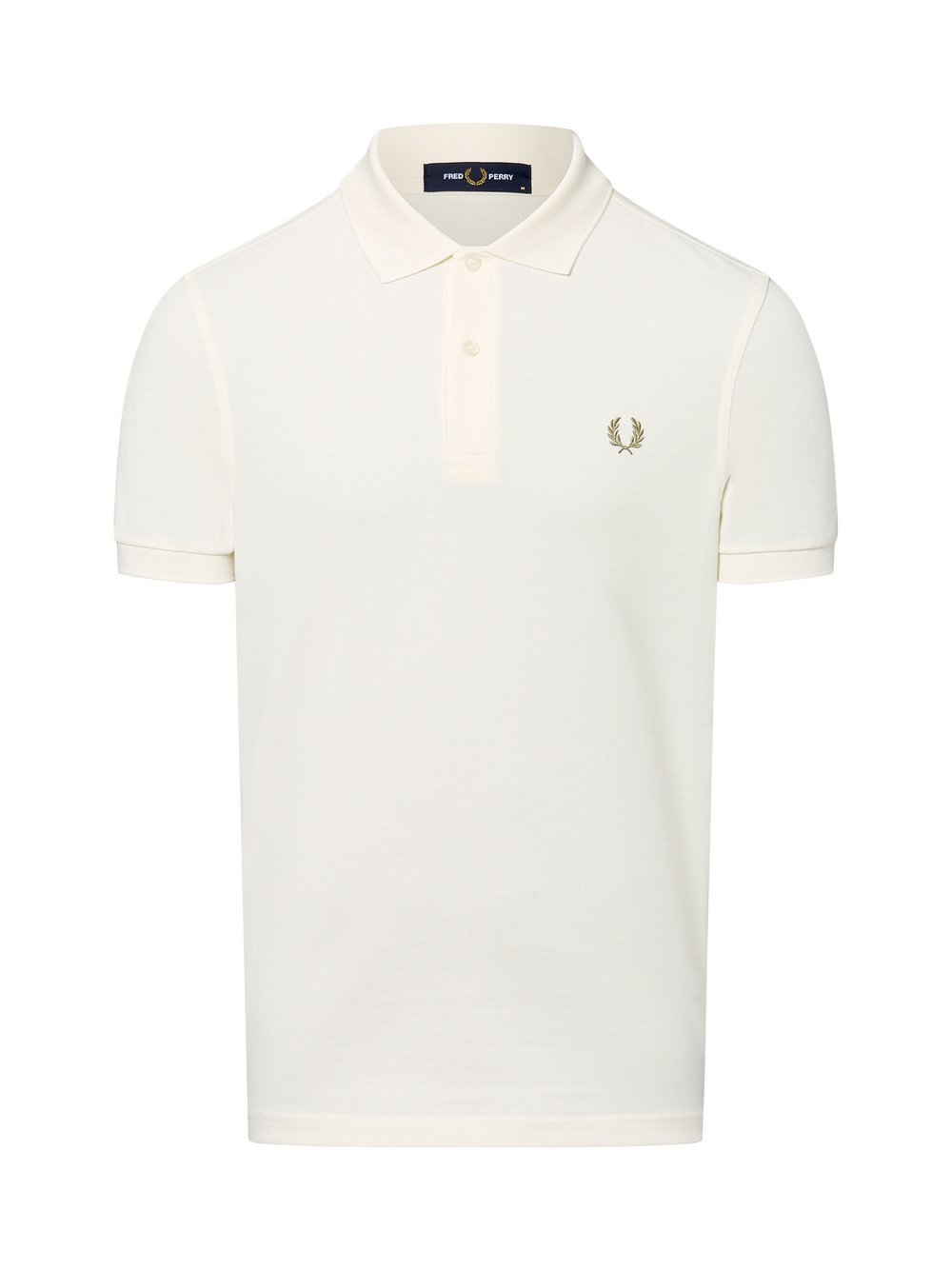 Fred Perry Męska koszulka polo Mężczyźni Bawełna biały, M