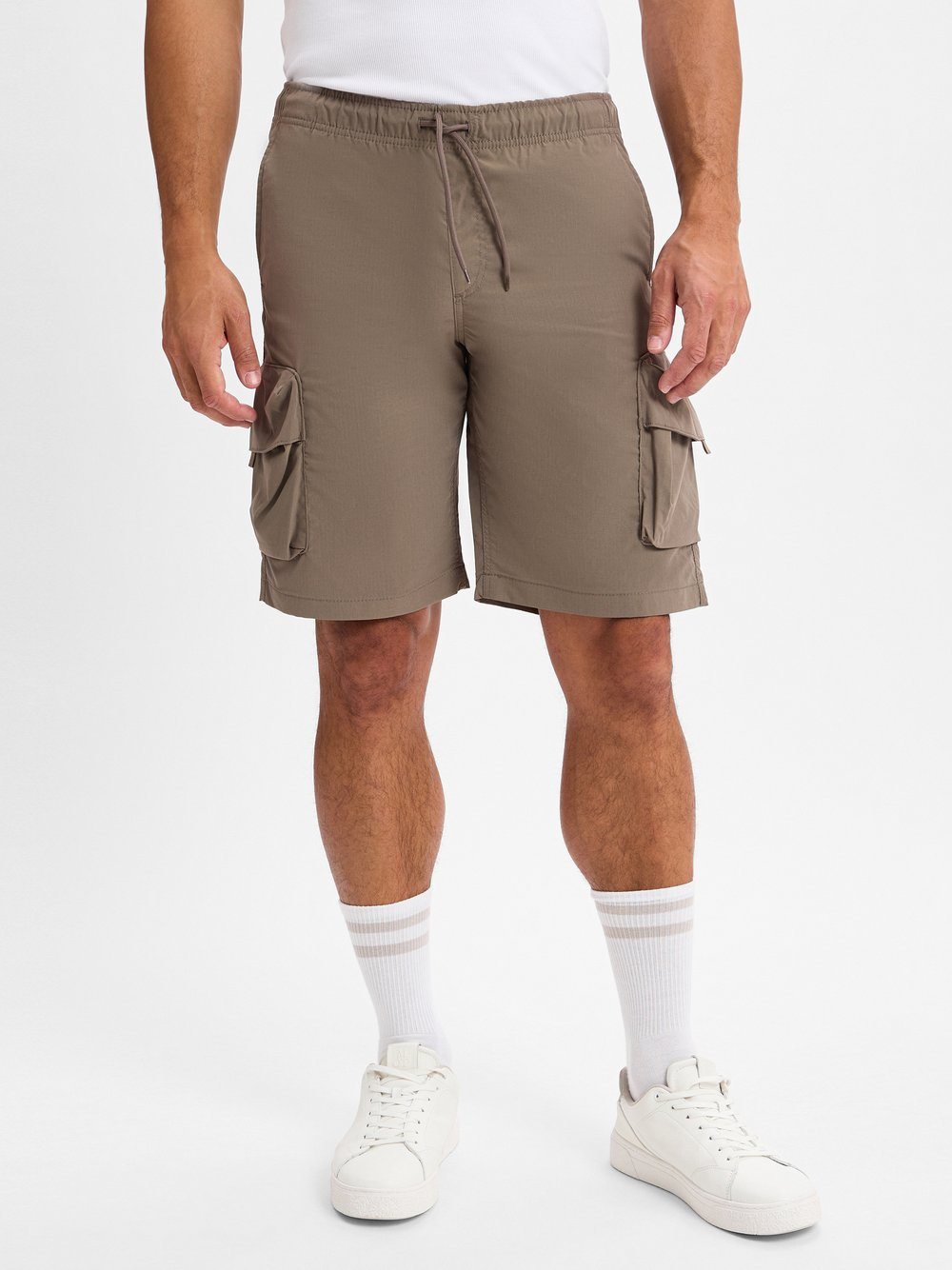 Jack & Jones Męskie szorty cargo - JPSTCole Mężczyźni Sztuczne włókno szary, L