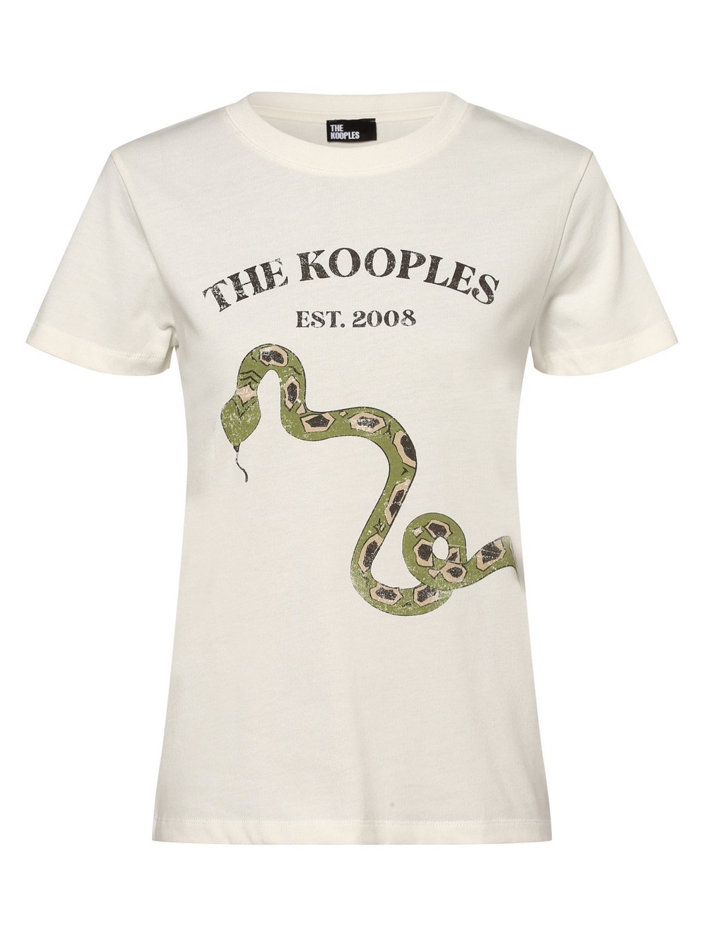 The Kooples T-shirt damski Kobiety Bawełna biały, 3