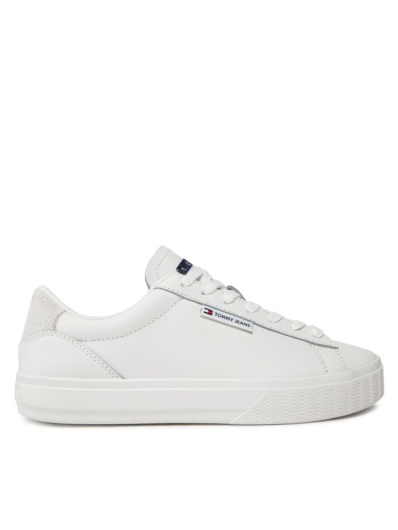 Tommy Jeans Sneakersy Tjw Cupsole Sneaker Ess EN0EN02508 Biały