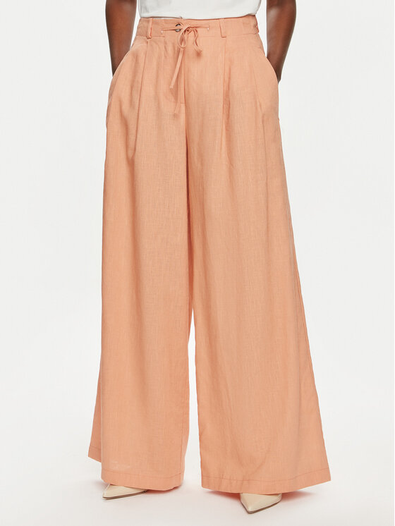 ViCOLO Spodnie materiałowe TB2700 Pomarańczowy Relaxed Fit