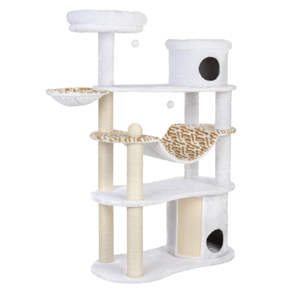 White Tiger XXL drapak dla kota - Dł. x szer. x wys.: 146 x 72 x 180 cm