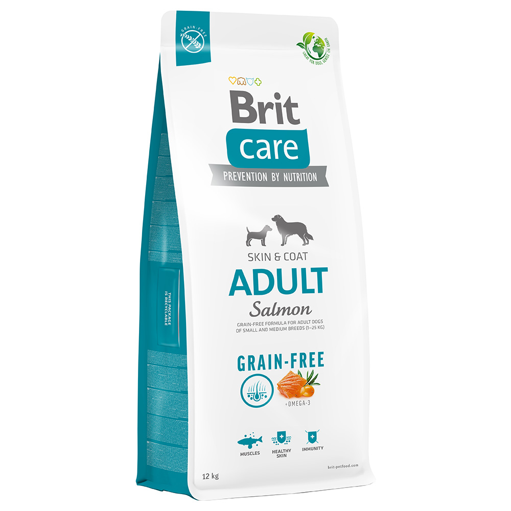 Brit Care Dog Grain-Free Adult, łosoś i ziemniaki - 12 kg