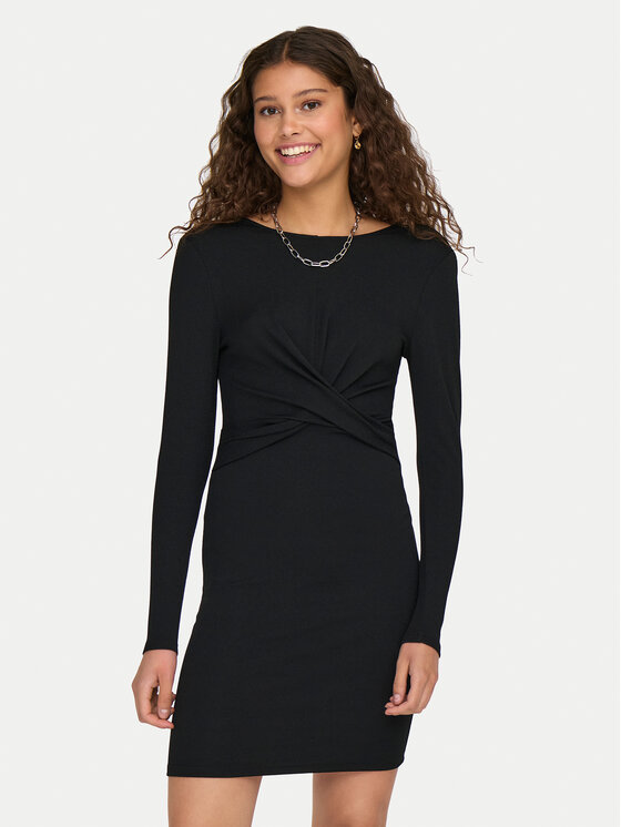 ONLY Sukienka koktajlowa Queen 15189967 Czarny Regular Fit miniaturka