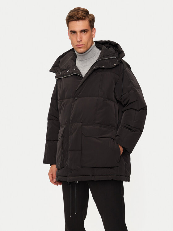 Armani Exchange Kurtka zimowa XM000021 AF10247 Czarny Regular Fit