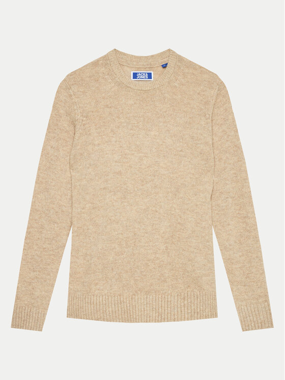 Jack & Jones Junior Sweter 12262998 Beżowy Standard Fit