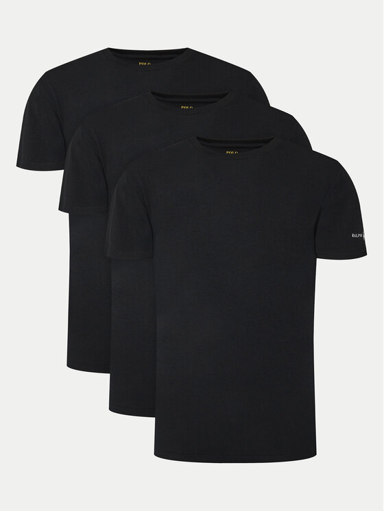 Polo Ralph Lauren Komplet t-shirtów 714965508001 Czarny Slim Fit