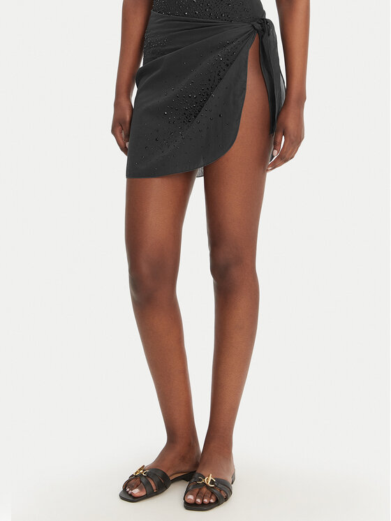 Guess Pareo E6GZ15 WO080 Czarny Regular Fit