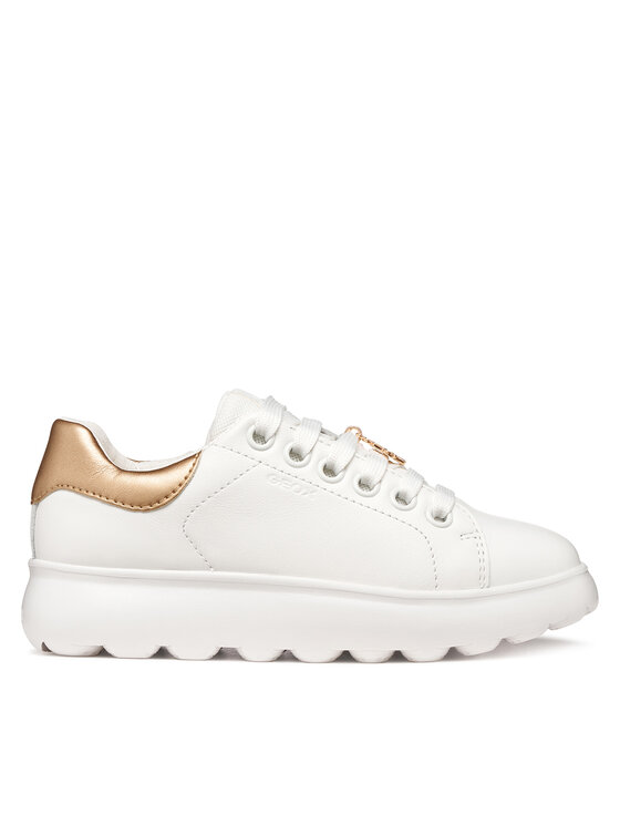 Geox Sneakersy J Puffypop Girl J65MRA 00085 C1Z8W S Biały