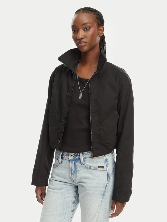 G-Star Raw Kurtka przejściowa D28439-E347 Czarny Regular Fit