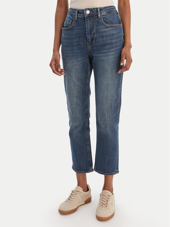 Vero Moda Jeansy Rosie 10342051 Niebieski Straight Fit