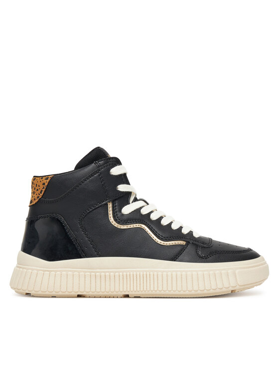 Geox Sneakersy J Laquinny J56M3B 05402 C0531 D Czarny